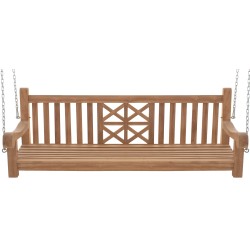 banco columpio de teca de 180 cm para granja