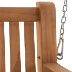 Banco colgante de teca Joyce de 150 cm