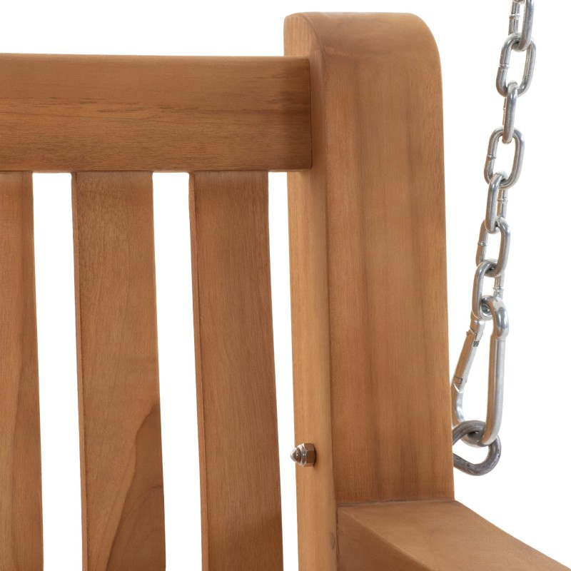 Banco colgante de teca Joyce de 220 cm