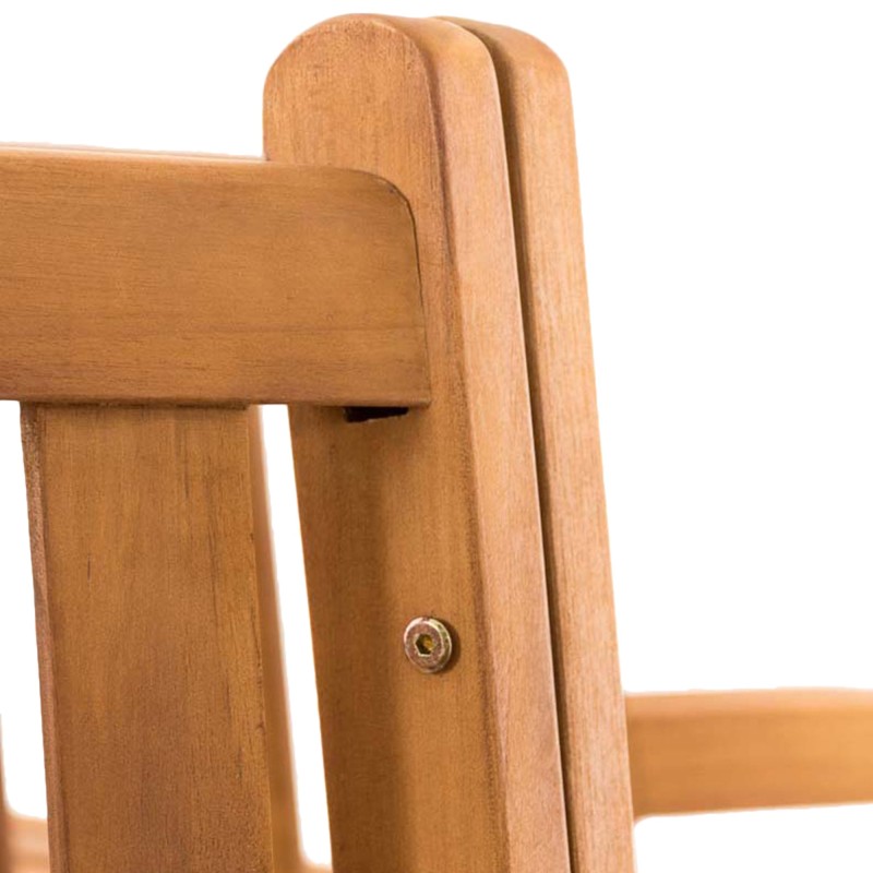 Banco Sonja con reposabrazos, 250 cm de teca