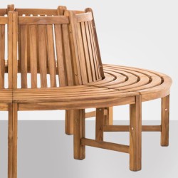 Banco de madera Novum, de aproximadamente 200 cm de teca