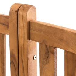 Banco de madera Novum, de aproximadamente 250 cm de teca