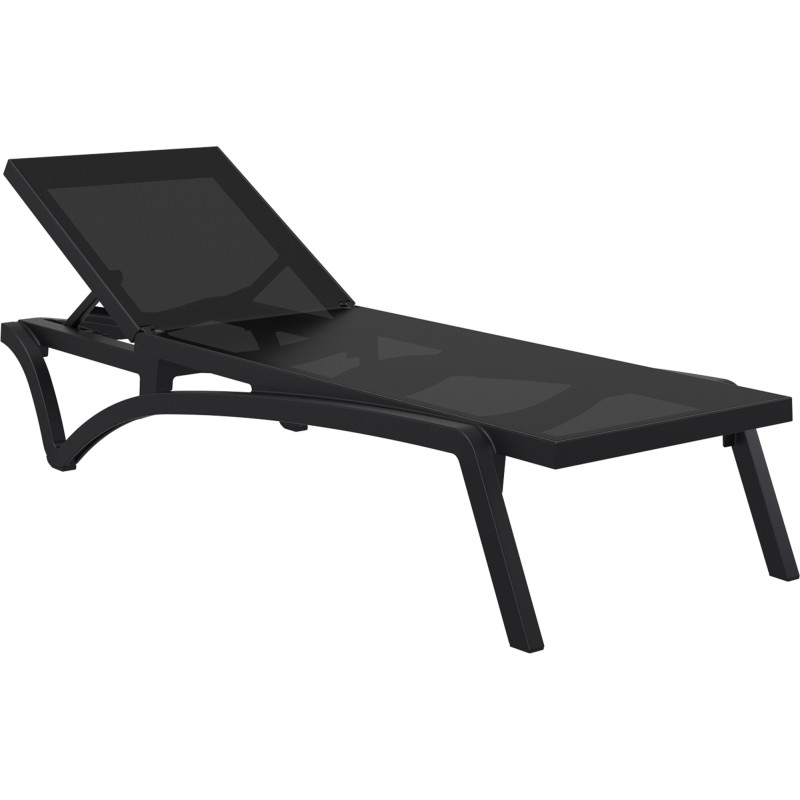 chaise longue negra del Pacífico