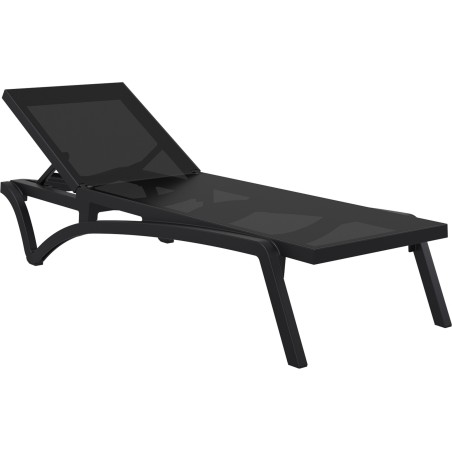 chaise longue negra del Pacífico