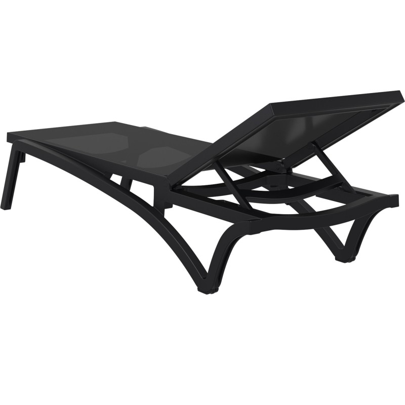 chaise longue negra del Pacífico