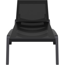 chaise longue negra del Pacífico