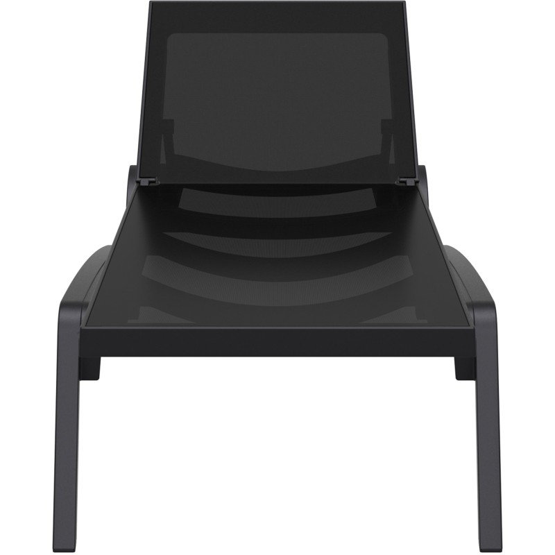 chaise longue negra del Pacífico