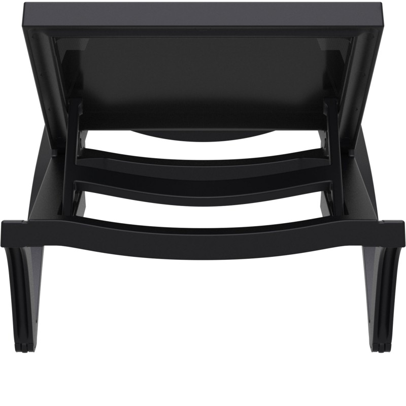 chaise longue negra del Pacífico