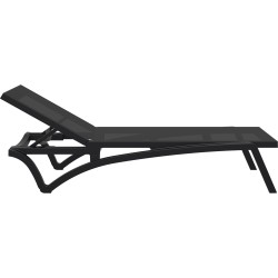 chaise longue negra del Pacífico