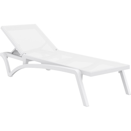 chaise longue blanca del Pacífico
