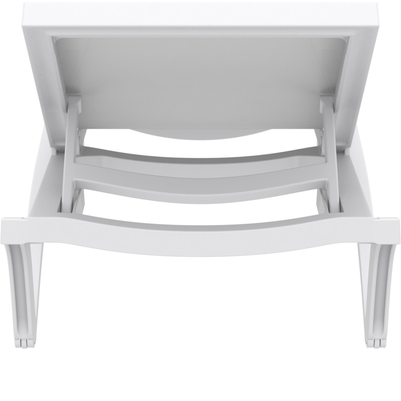 chaise longue blanca del Pacífico