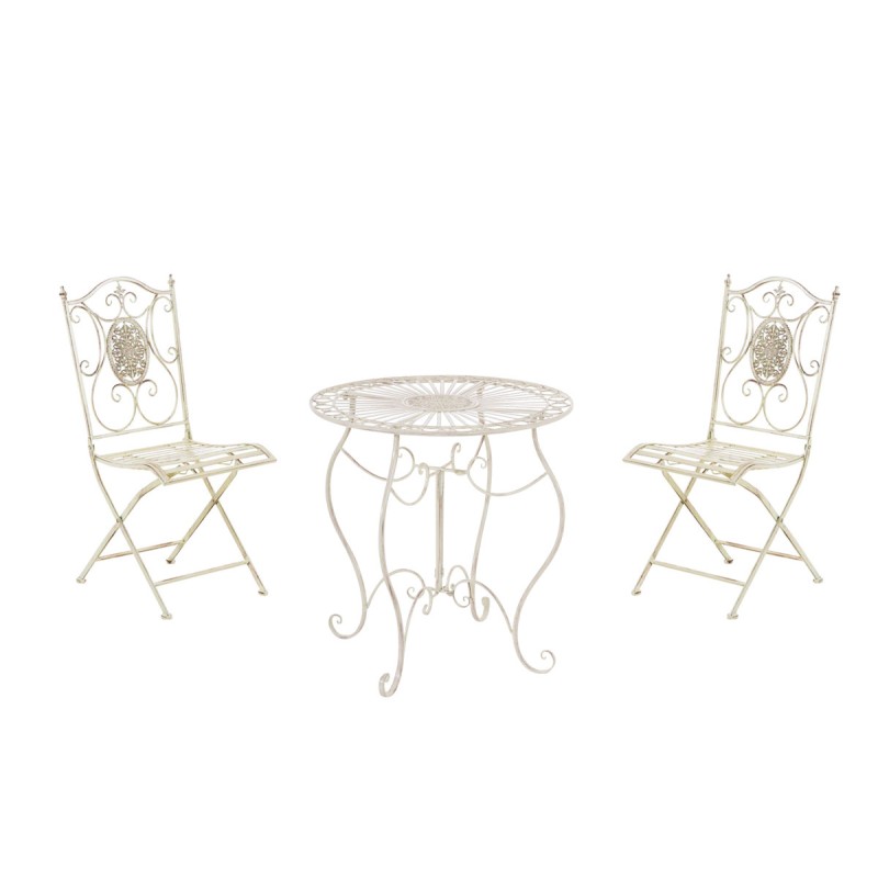 Conjunto de sillas Aldeano en color crema antiguo