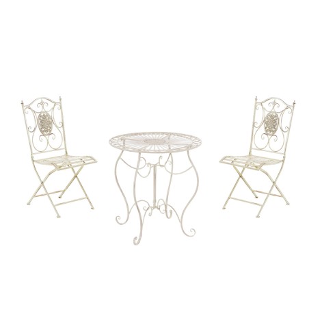 Conjunto de sillas Aldeano en color crema antiguo