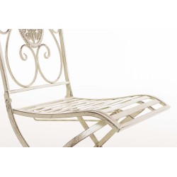 Conjunto de sillas Aldeano en color crema antiguo