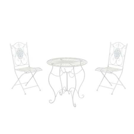 Grupo de sillas blancas de Aldeano