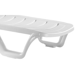 Juego de 4 sillones blancos estilo Bahamas