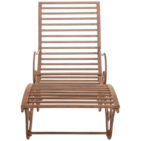 Chaise longue de jardín marrón antiguo de Amiens