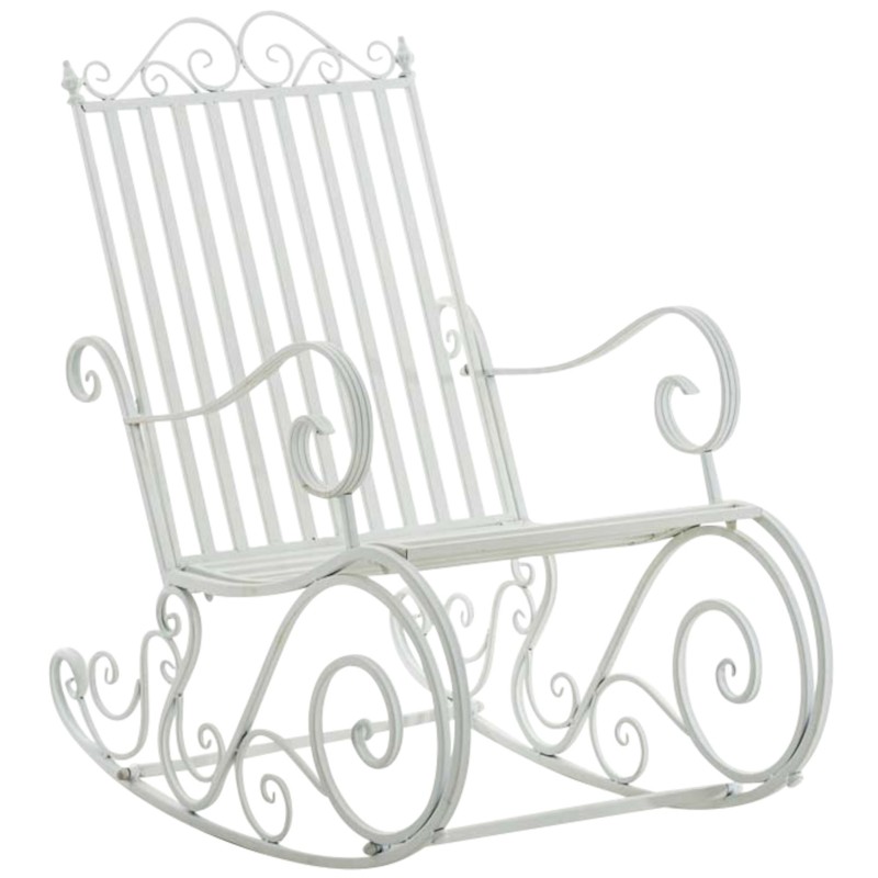Juego de 2 mecedoras blancas Smilla