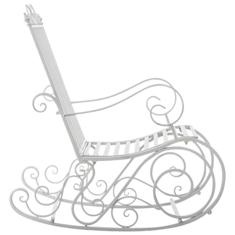 Juego de 2 mecedoras blancas Smilla