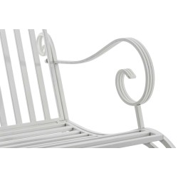 Juego de 2 mecedoras blancas Smilla