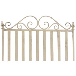 Juego de 2 mecedoras Smilla, color crema antiguo