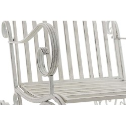 Juego de 2 mecedoras Smilla blancas antiguas