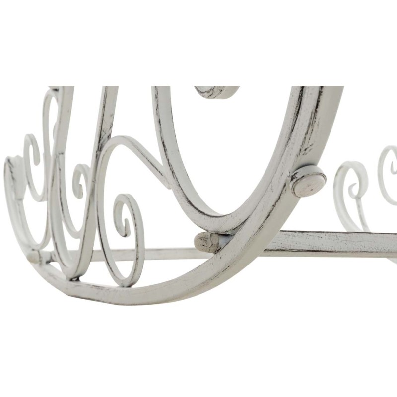 Juego de 2 mecedoras Smilla blancas antiguas