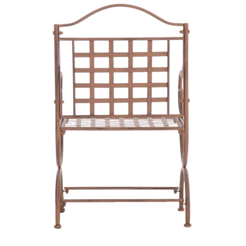 Juego de 4 sillas Lotta, color marrón antiguo