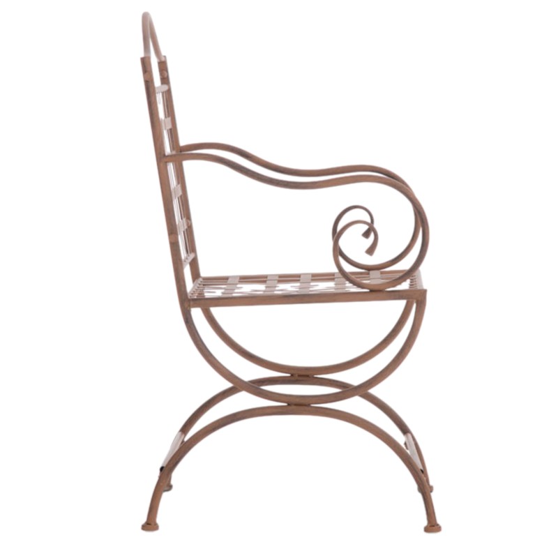 Juego de 4 sillas Lotta, color marrón antiguo