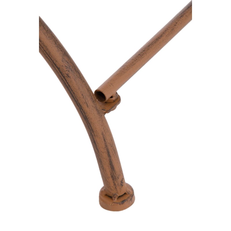 Juego de 4 sillas Lotta, color marrón antiguo