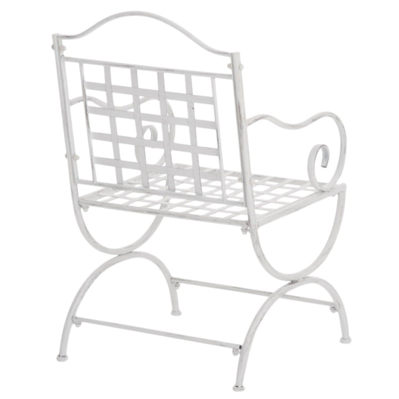 Juego de 4 sillas Lotta en blanco antiguo