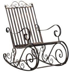 Juego de 2 mecedoras Smilla de bronce