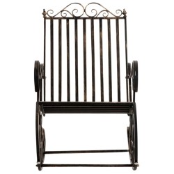 Juego de 2 mecedoras Smilla de bronce