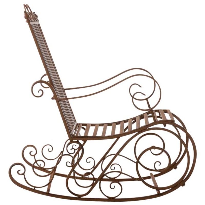 Juego de 2 mecedoras Smilla marrones