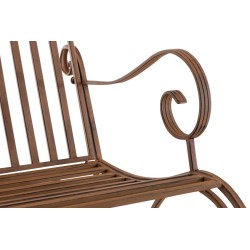 Juego de 2 mecedoras Smilla marrones