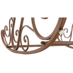 Juego de 2 mecedoras Smilla marrones