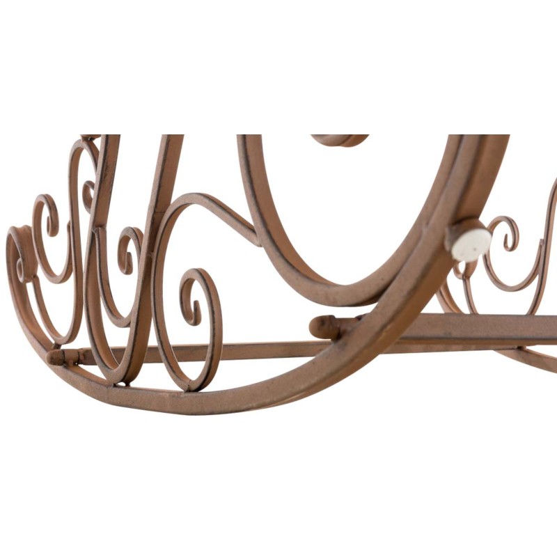 Juego de 2 mecedoras Smilla marrones