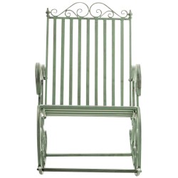 Juego de 2 mecedoras Smilla en verde antiguo