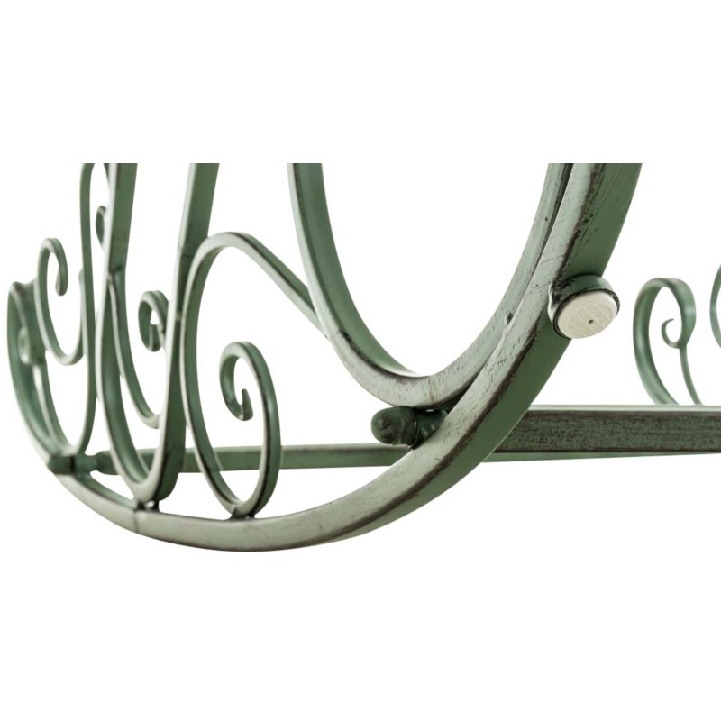 Juego de 2 mecedoras Smilla en verde antiguo
