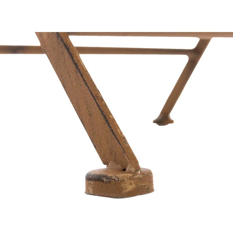 Juego de 2 sillas Sibell, color marrón antiguo