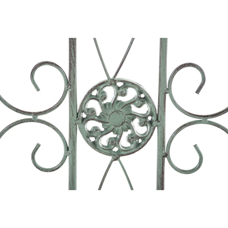 Juego de 4 vallas de jardín para acelgas verdes antiguas