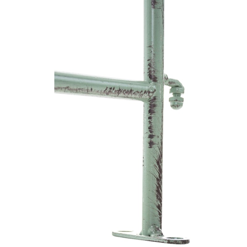 Juego de 4 vallas de jardín para acelgas verdes antiguas