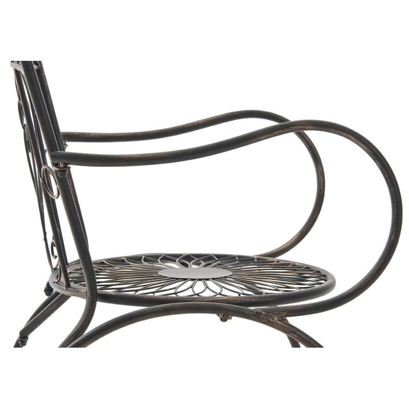 Juego de 2 sillas Sheela de bronce