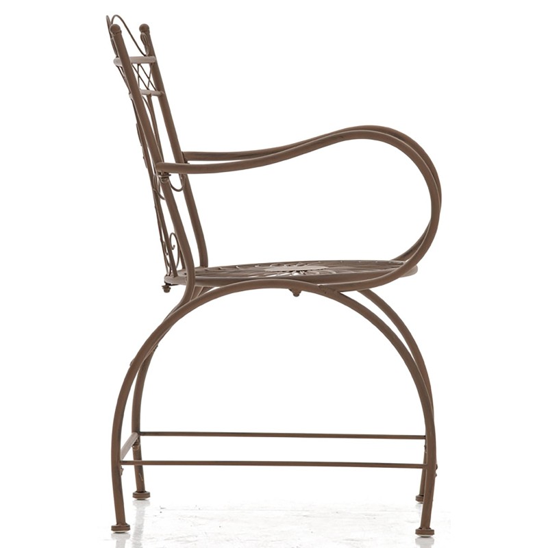 Juego de 2 sillas Sheela, color marrón antiguo