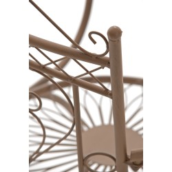 Juego de 2 sillas Sheela, color marrón antiguo