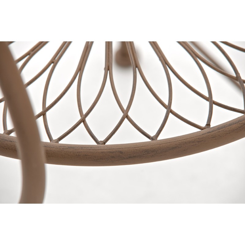 Juego de 2 sillas Sheela, color marrón antiguo