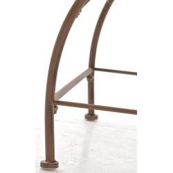 Juego de 2 sillas Sheela, color marrón antiguo