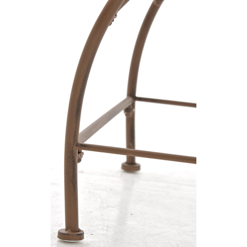 Juego de 2 sillas Sheela, color marrón antiguo