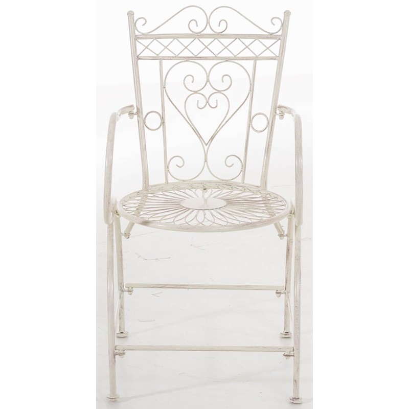 Juego de 2 sillas Sheela en color crema antiguo