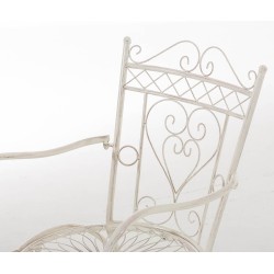 Juego de 2 sillas Sheela en color crema antiguo